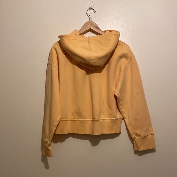Zara cotton blend crop hoodie . Size M. Style 3199/626/643 - Picture 2 of 8